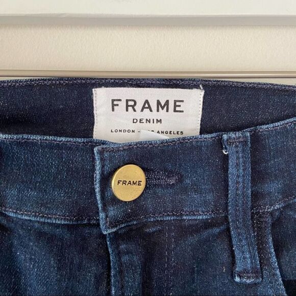 FRAME Ali High Rise Skinny Split Cuff Ankle Jeans Size 27 - Picture 5 of 8